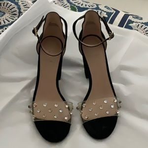 Kate Spade black suede heels! 7-1/2 M